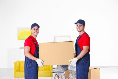 Careful packing of fragile items during house removals in Old Malden