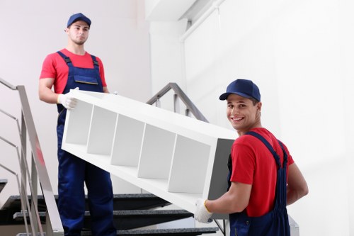 Local small removals team handling items in Oldmalden