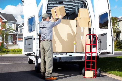 Low-carbon van used for sustainable storage collections