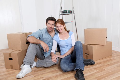 Professional small removals Oldmalden service with packed boxes